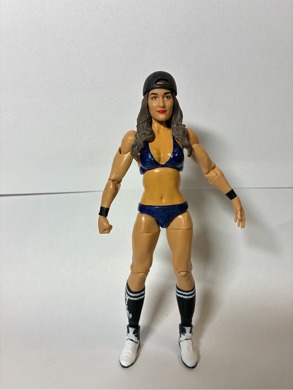 Articulated Female Action Figure in Sparkling Navy Bikini